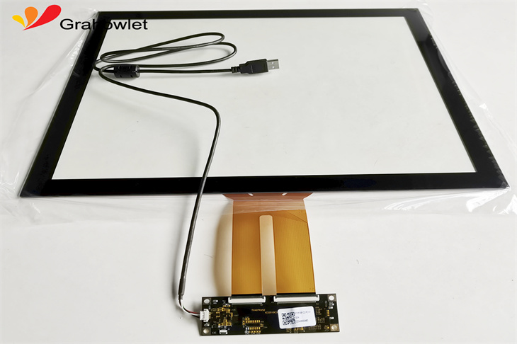 19 inch touch screen panel with usb controller board