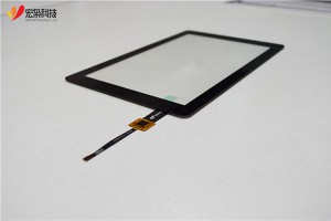 New industrial use 8 inch capacitive touch customizable touch glass panel