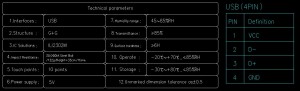 capacitive multi 23.8 inch large touch screen panel