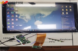 pcap 19 inch touch lcd screen with lvds interface