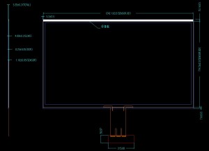 55 inch capacitive touch panel with ILI2325 controller IC