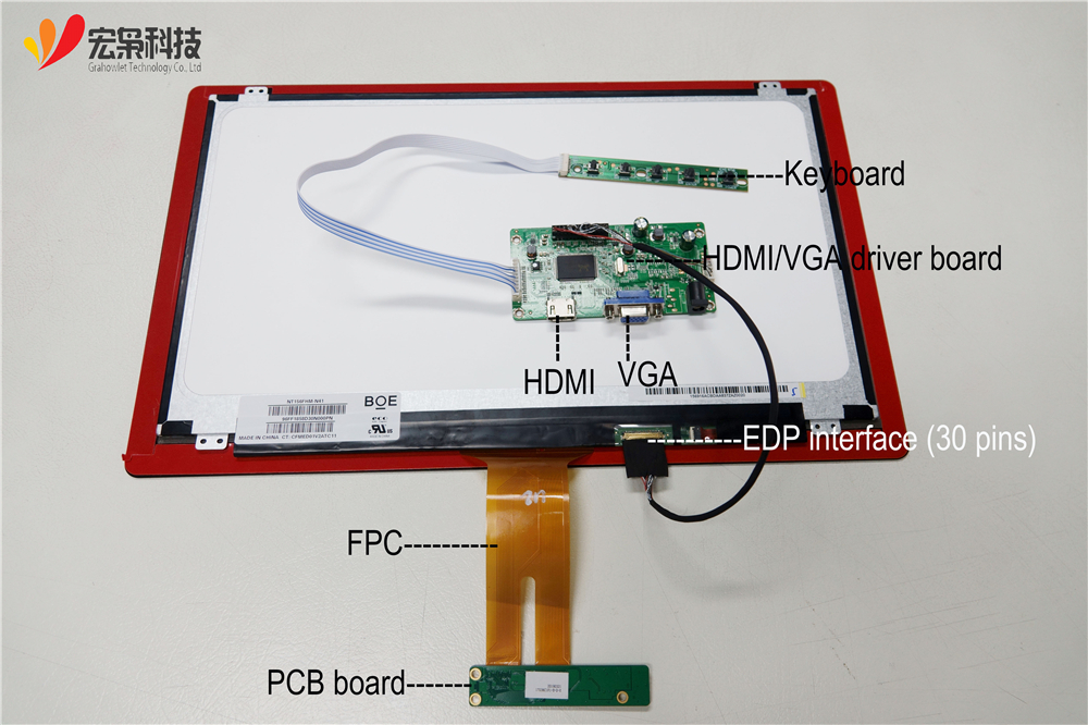 15.6 inch ips touch screen