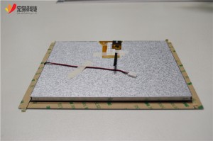 8 inch white color cover glass panel TFT lcd display with touchscreen