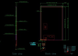 Customizable 8 inch 1.1mm thickness cover glass IIC/USB interface