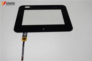 0.7mm cover glass 7″ capacitive touch panel for Medical equipment