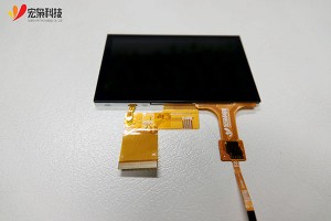 Módulo de pantalla lcd tft de 4,3 polgadas con panel táctil capacitivo