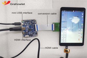 5 pantalla táctil capacitiva para raspberry pi mipi dsi interface 720P lcd módulo anzeige