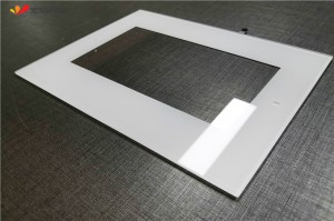 white PCAP 7 capacitive multi touch panel with IIC/USB