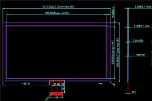 43 inch touch screen mirror