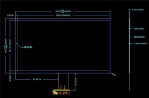 55 inch capacitive touch panel with ILI2325 controller IC