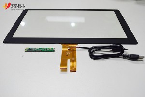 pantalla transparente táctil de 15,6 polgadas