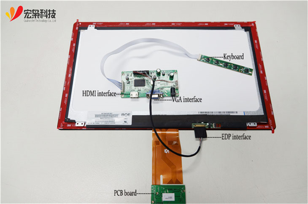 _15.6 inch lcd touch panel - back view