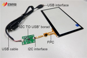 7 pantalla táctil capacitiva